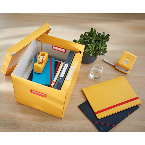 LEITZ Ablagebox Click &amp; Store Cosy Cube, blau