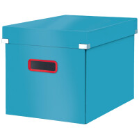 LEITZ Ablagebox Click & Store Cosy Cube, blau