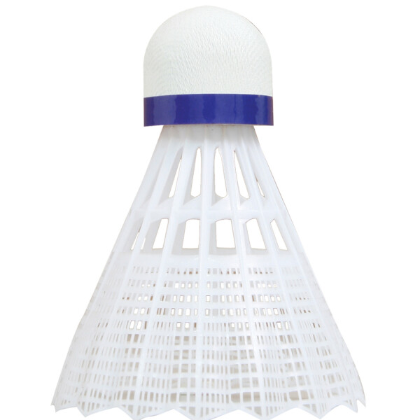 TALBOT torro Badmintonball Tech 350, medium, weiß blau
