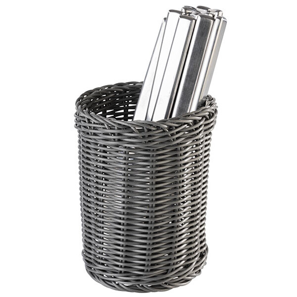 APS Besteckkorb ECONOMIC, Durchmesser: 120 mm, braun