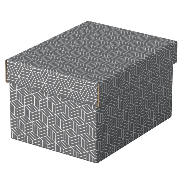 Esselte Aufbewahrungs- & Geschenkbox Home M, 3er Set, grau