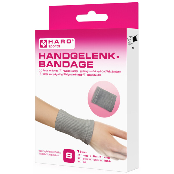 HARO Sportbandage "Handgelenk", Größe: M, grau