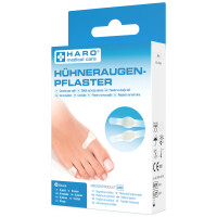 HARO Hühneraugen-Pflaster, transparent, 6er Pack