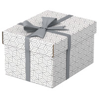 Esselte Aufbewahrungs- & Geschenkbox Home S, 3er Set, grau
