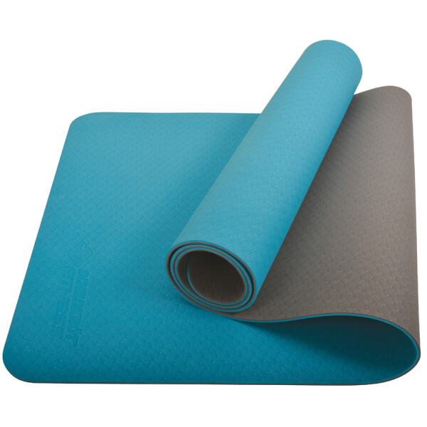 SCHILDKRÖT Yogamatte BICOLOR, 4 mm, petrol anthrazit