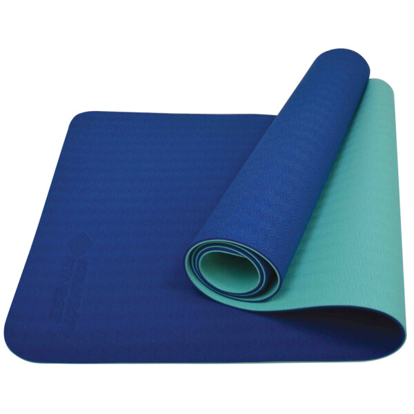 SCHILDKRÖT Yogamatte BICOLOR, 4 mm, petrol anthrazit