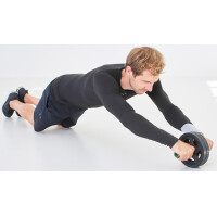 SCHILDKRÖT AB Roller Bauchtrainer, schwarz grün