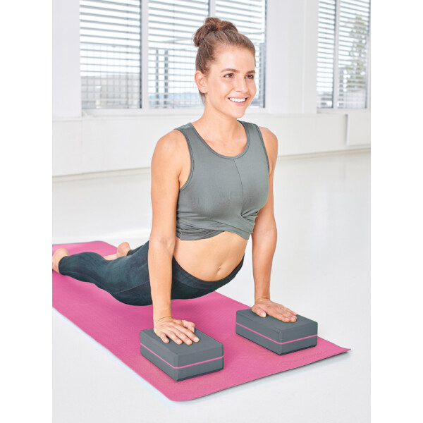 SCHILDKR&Ouml;T Yoga Block, 200 g, grau pink