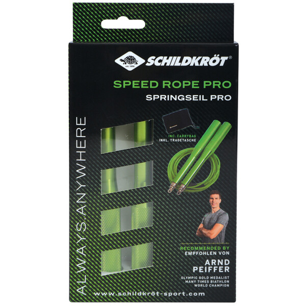 SCHILDKRÖT Springseil Speed Rope "Pro", 3,0 m, grün