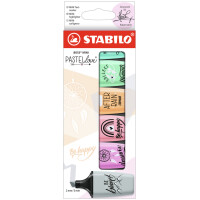 STABILO Textmarker BOSS MINI Pastellove 2.0, 5er Kartonetui