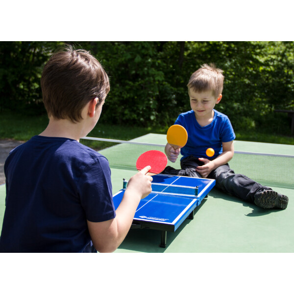 DONIC SCHILDKRÖT Mini-Tischtennis Tisch-Set, blau