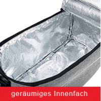 IWH Fahrrad-Gepäckträger-Kühltasche, schwarz