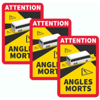 IWH Toter-Winkel-Aufkleber "Angles Morts",...