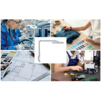 MAUL LED-Arbeitsplatzleuchte MAULintro, dimmbar, Klemmfuß