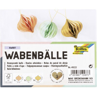 folia Wabenbälle SWEET, 3er Set Kugeln