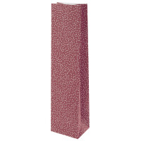 SUSY CARD Flaschenbeutel, aus Papier, bordeaux