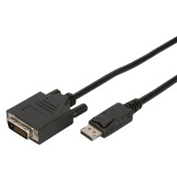 DIGITUS DisplayPort Adapterkabel, DP auf DVI-D (24+1), 3 m