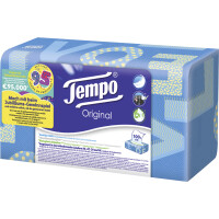 Tempo Taschentücher Original, 4-lagig, weiß, 100er Box