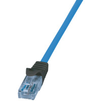 LogiLink Premium Patchkabel, Kat.6A, U UTP, blau, 25 m