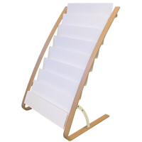 ALBA Prospekt-Bodenständer, 8 Fächer, Breite:...