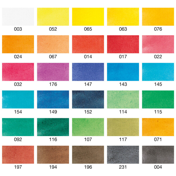 SAKURA Aquarellfarben Koi Water Colors Sketch Box 12