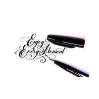 PentelArts Kalligrafiestift Sign Pen Brush, schwarz, 3er Set