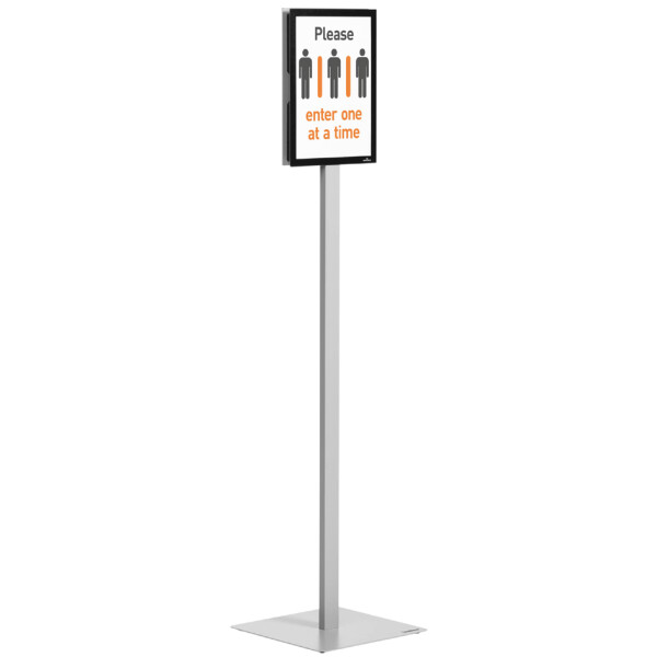 DURABLE Infoständer INFO STAND BASIC, DIN A4, grau
