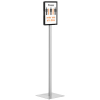 DURABLE Infoständer INFO STAND BASIC, DIN A4, grau