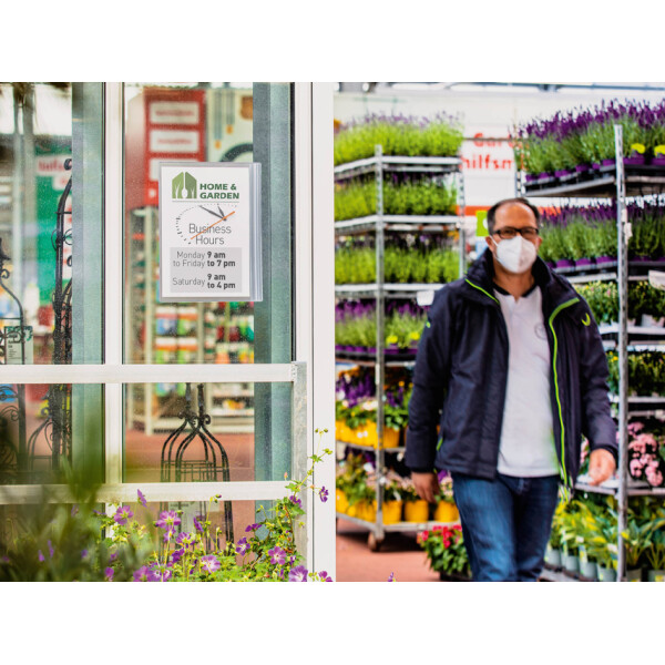 DURABLE Plakattasche, wasserdicht, DIN A3, transparent