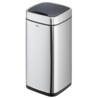 DURABLE Sensor-Abfalleimer "NO TOUCH", 6 Liter, silber