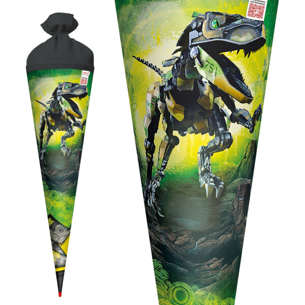 ROTH Schultüte "Robo-Rex", rund, 700 mm