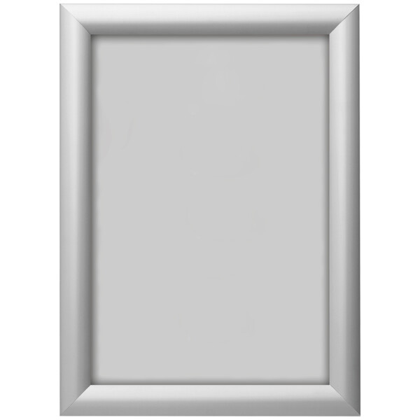 deflecto Plakatrahmen, DIN A4, silber eloxiert