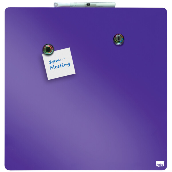 nobo Weißwandtafel, quadratsch, (B)360 x (H)360 mm, orange