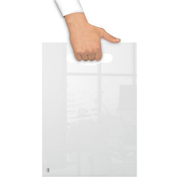 nobo Acryl-Notiztafel mit Griffloch, DIN A4, randlos