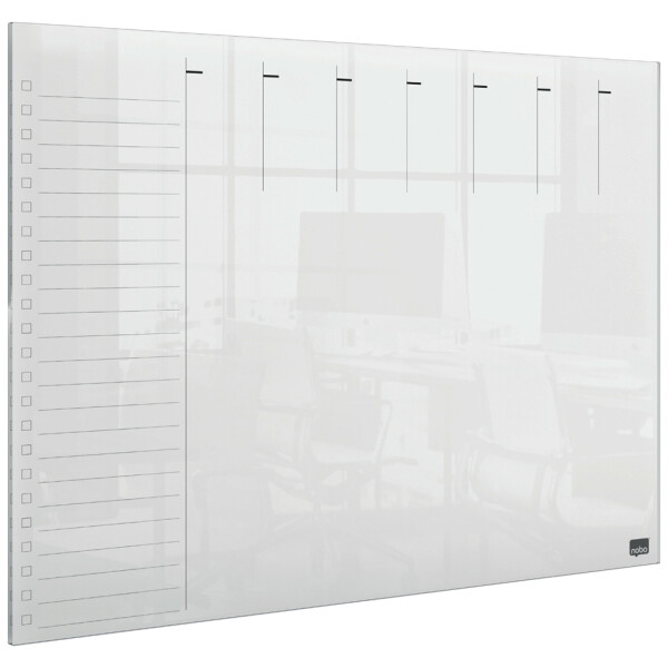 nobo Acryl-Wochenplaner, DIN A4, randlos, glasklar