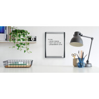 nobo Weißwandtafel mit Bogenrahmen, (B)280 x (H)335 mm