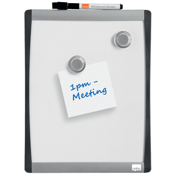 nobo Wei&szlig;wandtafel mit Bogenrahmen, (B)215 x (H)280 mm