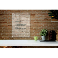 nobo Acryl-Wandtafel, (B)450 x (T)28 x (H)450 mm, glasklar