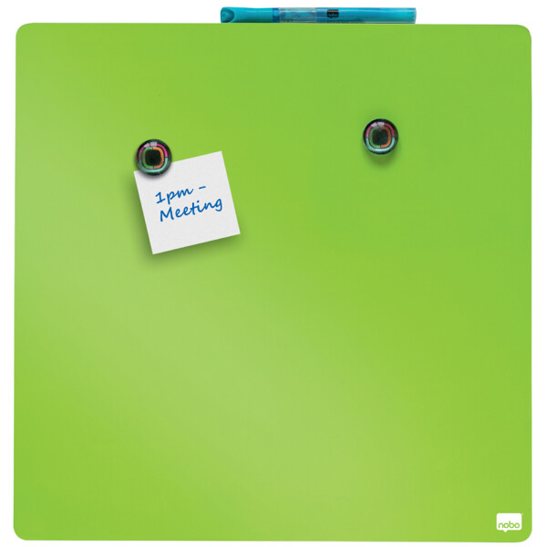 nobo Weißwandtafel, quadratisch, (B)360 x (H)360 mm, blau