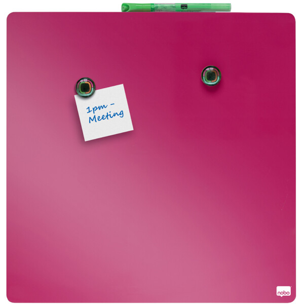 nobo Weißwandtafel, quadratisch, (B)360 x (H)360 mm, blau