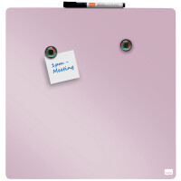 nobo Weißwandtafel, quadratisch, (B)360 x (H)360 mm, blau