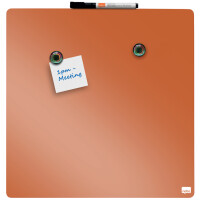nobo Weißwandtafel, quadratisch, (B)360 x (H)360 mm, blau