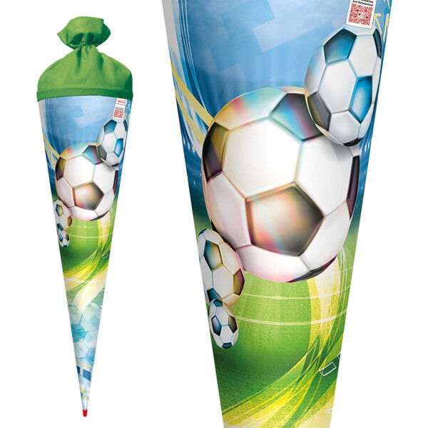 ROTH Schultüte "Fußball", eckig, 850 mm