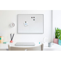 nobo Weißwandtafel mit Aluminium-Rahmen, (B)585 x...