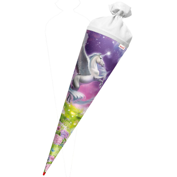 ROTH Schultüte "Magic Pegasus", rund, 700 mm, mit Effekt