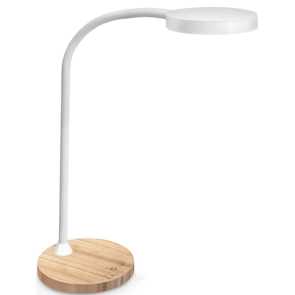 CEP LED Tischleuchte FLEX Silva, Eichen weiß