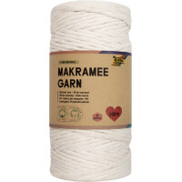 folia Makramee-Garn PURE NATURAL, Länge: 100 m