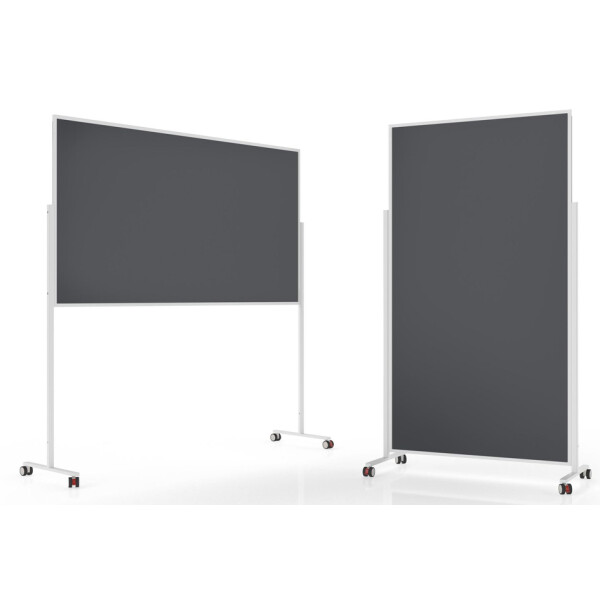 magnetoplan Design-Moderationstafel VarioPin, rot