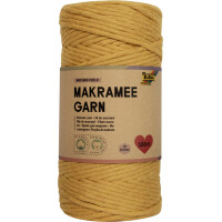 folia Makramee-Garn MUSTARD FIELD, Länge: 100 m