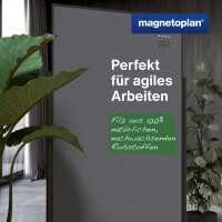 magnetoplan Design-Moderationstafel VarioPin, grau